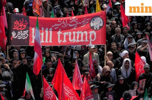 ‘Blood for Blood,’ ‘We Kill Trump’, and Trump in a coffin — Iran’s growing campaign of anti-US billboards, graffiti