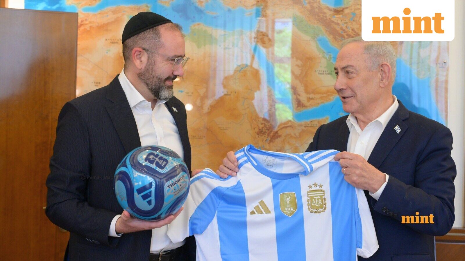 ‘Take your hand off that T-shirt’: Fans react as Israel supports Argentina in final; Free Palestine slogans galore
