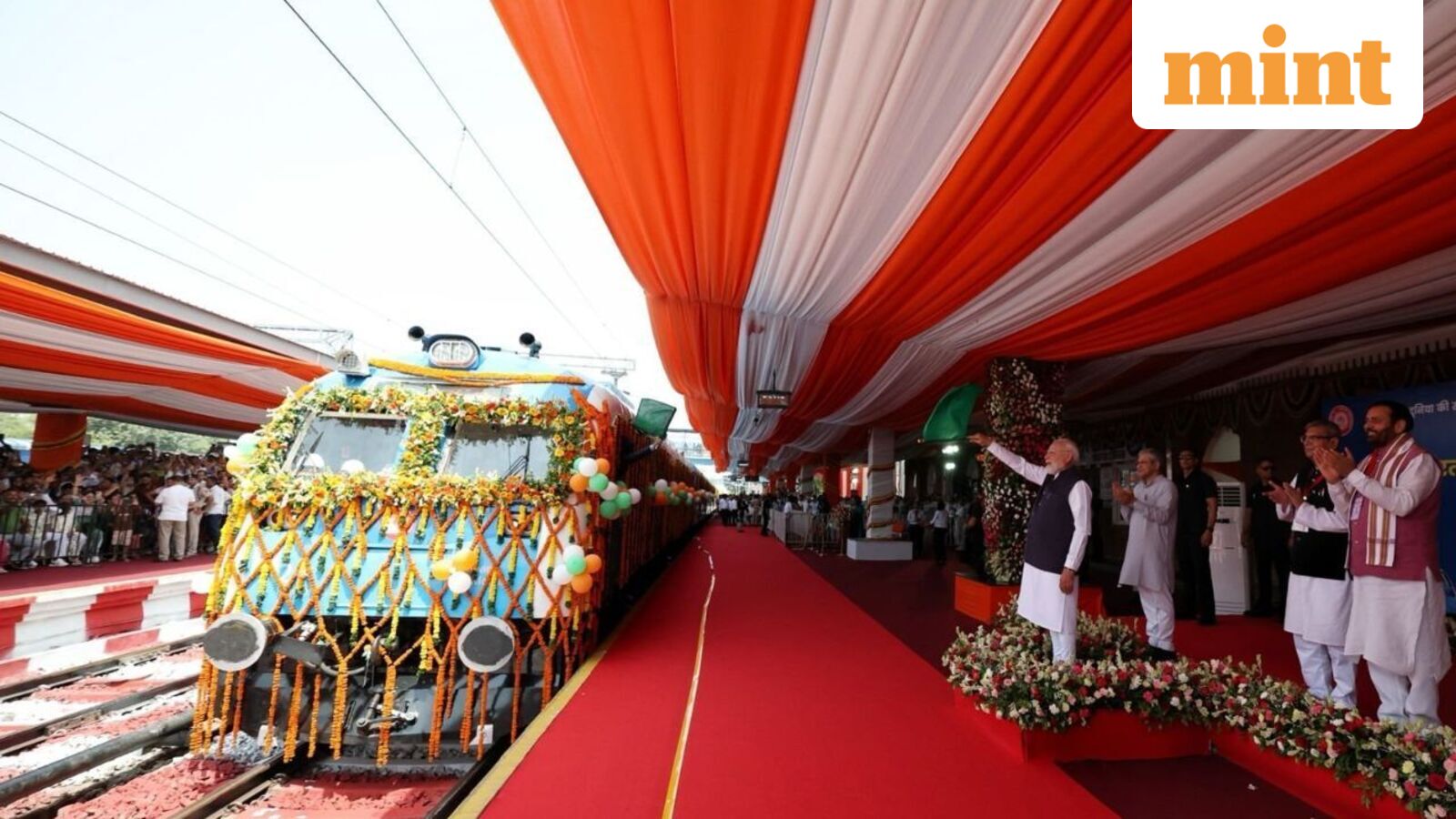 PM Modi flags off India’s first hydrogen-powered train in Haryana