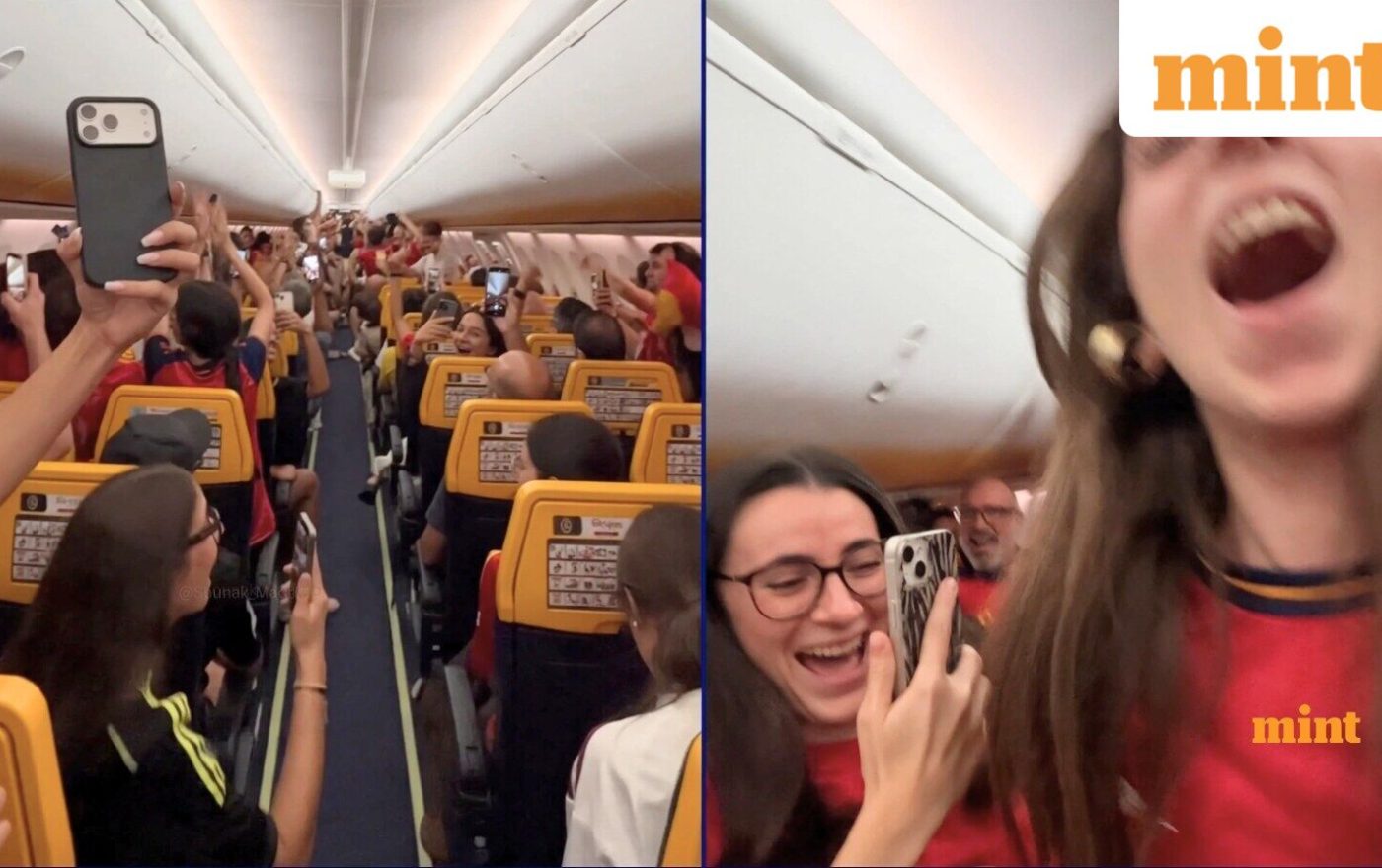 Viral video: 30,000 feet above ground, Spanish fans learn about World Cup win, ‘If your Spain jersey only has one star’