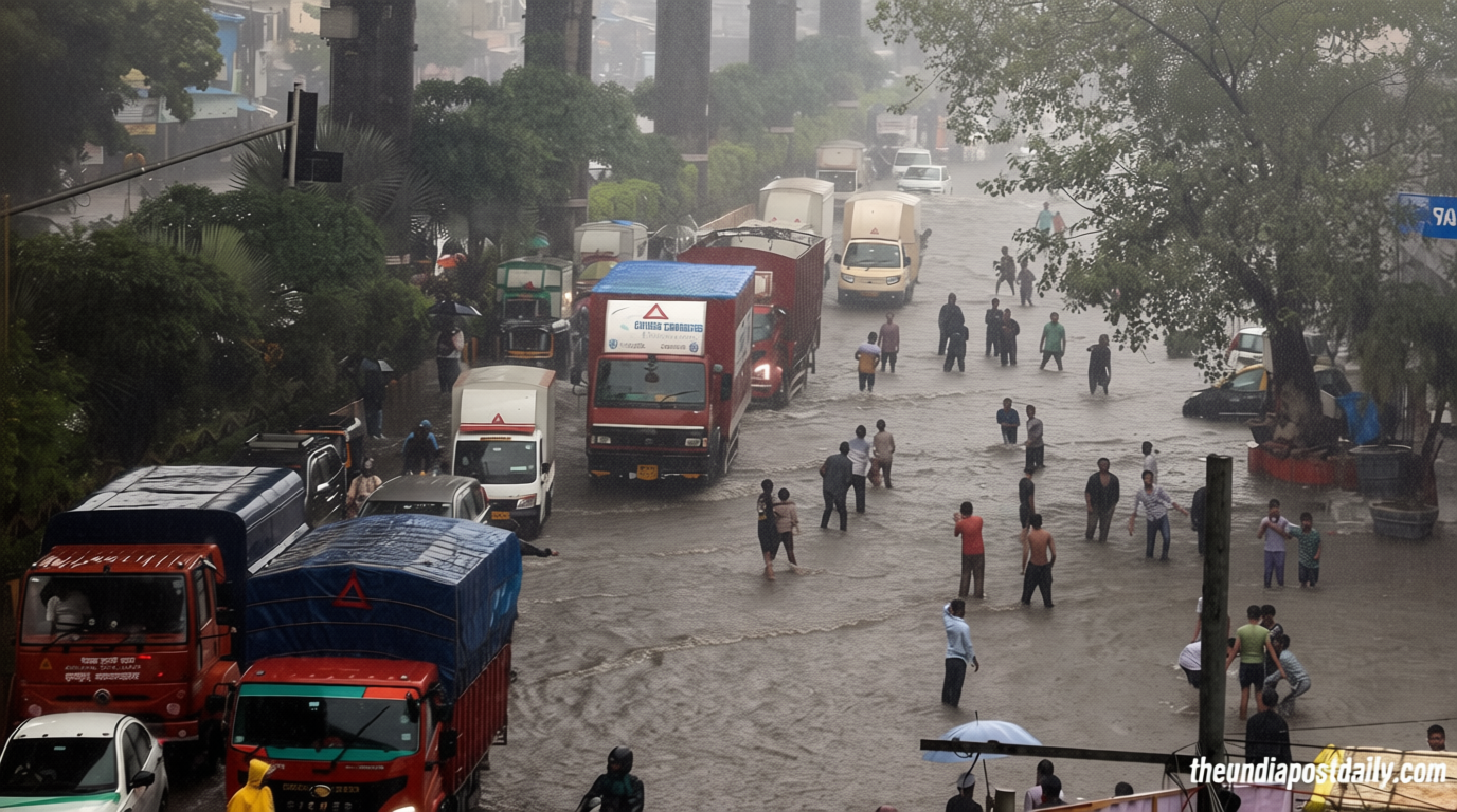 IMD issues extremely heavy rainfall alert for Chhattisgarh, Maharashtra, Gujarat