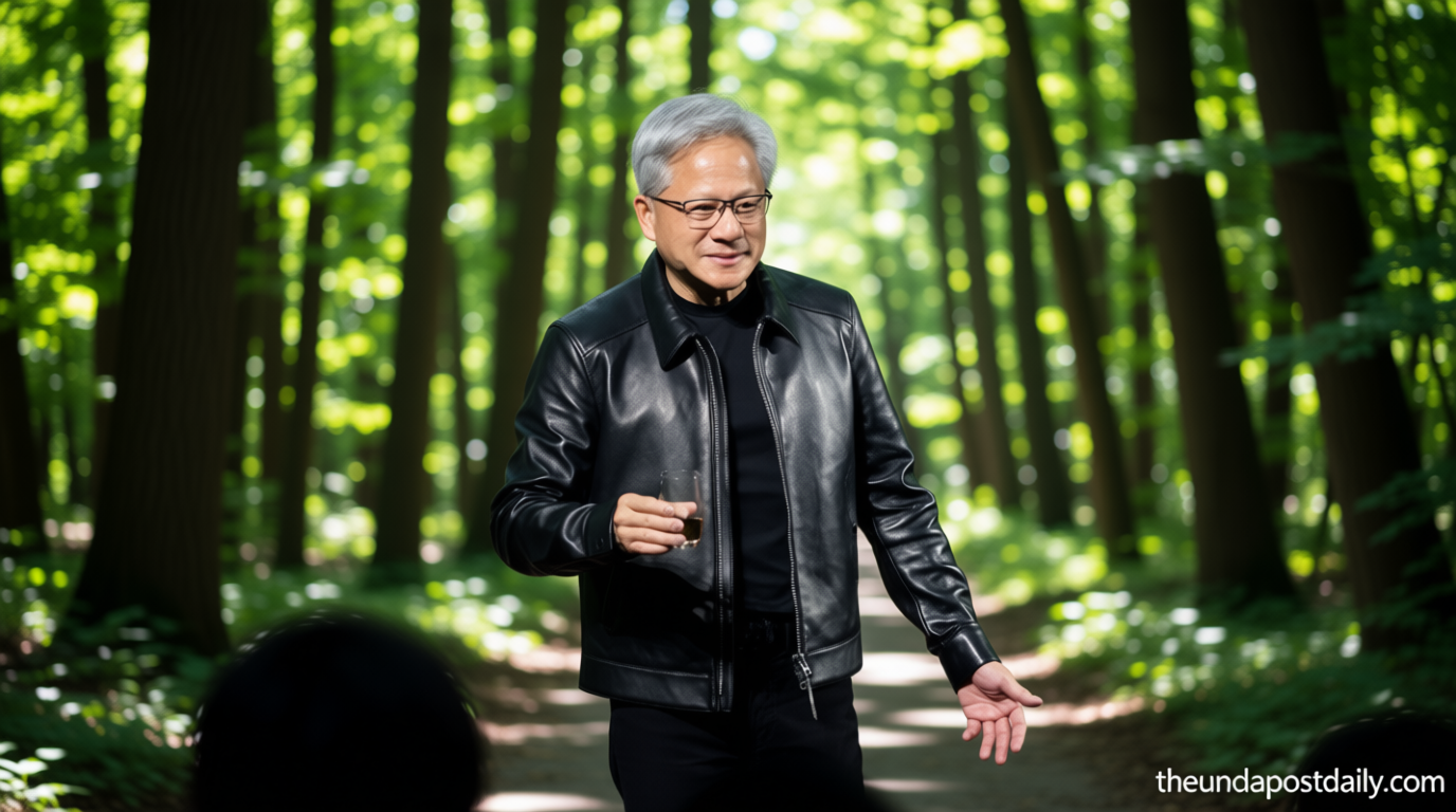 Nvidia CEO Jensen Huang’s iconic black leather jacket sold for ₹9.24 crore. Here’s the story behind it