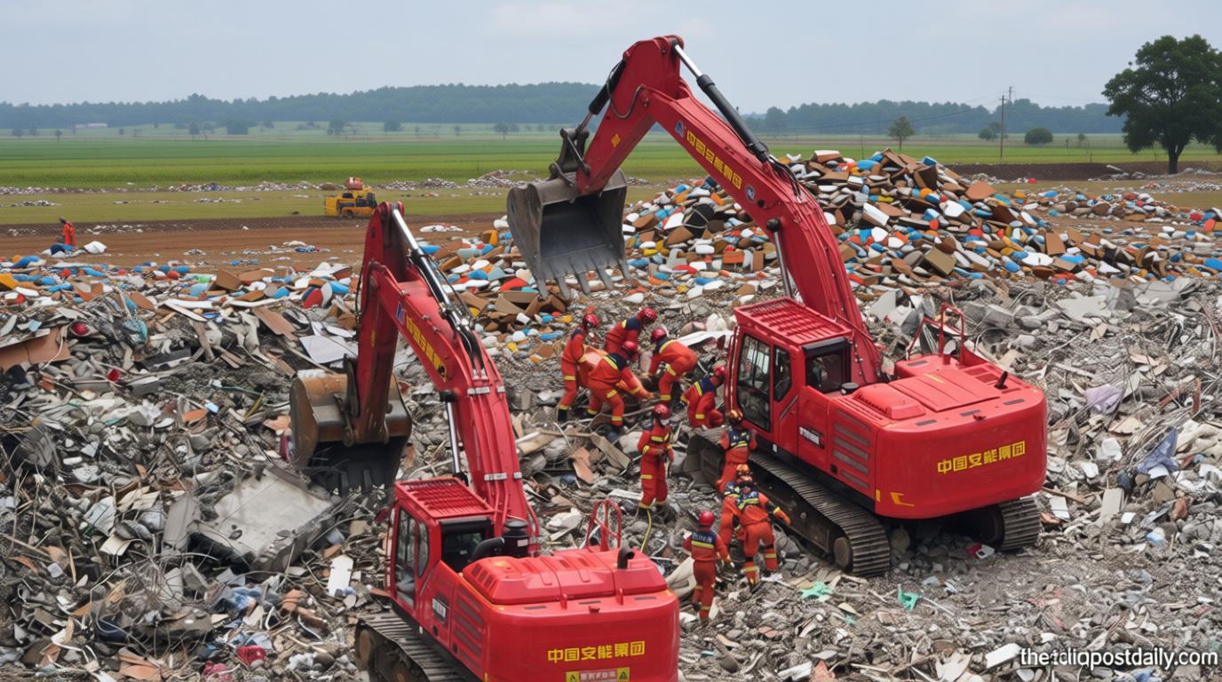 China landslide death toll climbs to 51 as search continues for 10 missing in Chongqing