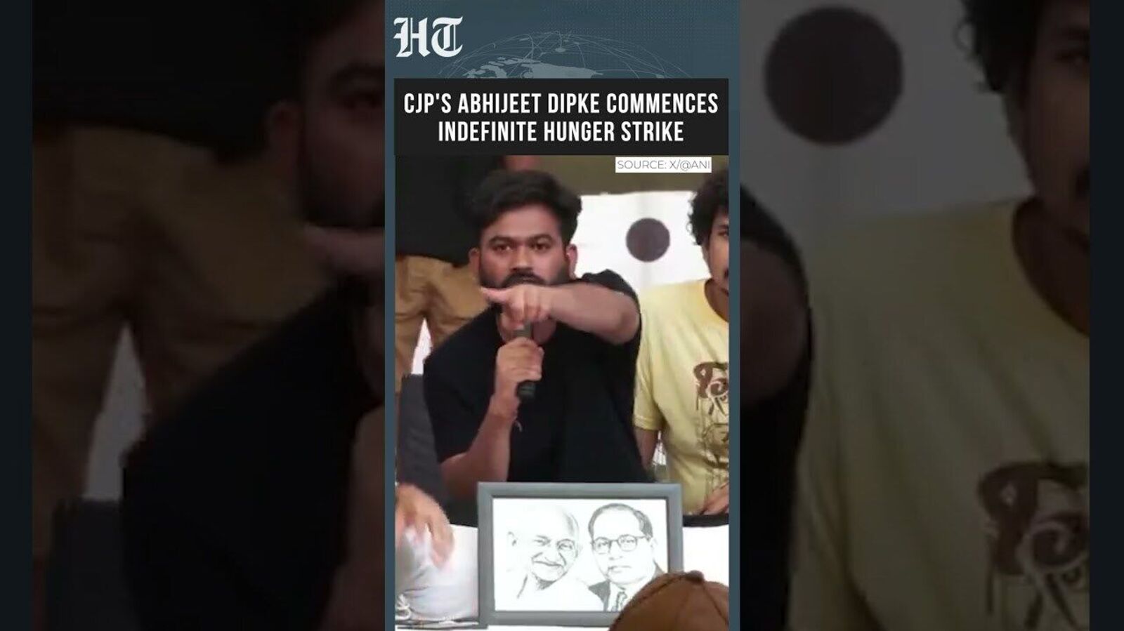 CJP’s Abhijeet Dipke seeks PM Modi’s resignation, sits on indefinite hunger strike after police hospitalise Wangchuk