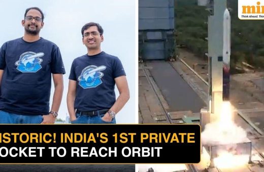 Vikram-1 rocket successfully places tech payloads, postcards from astronauts, PM Modi into orbit