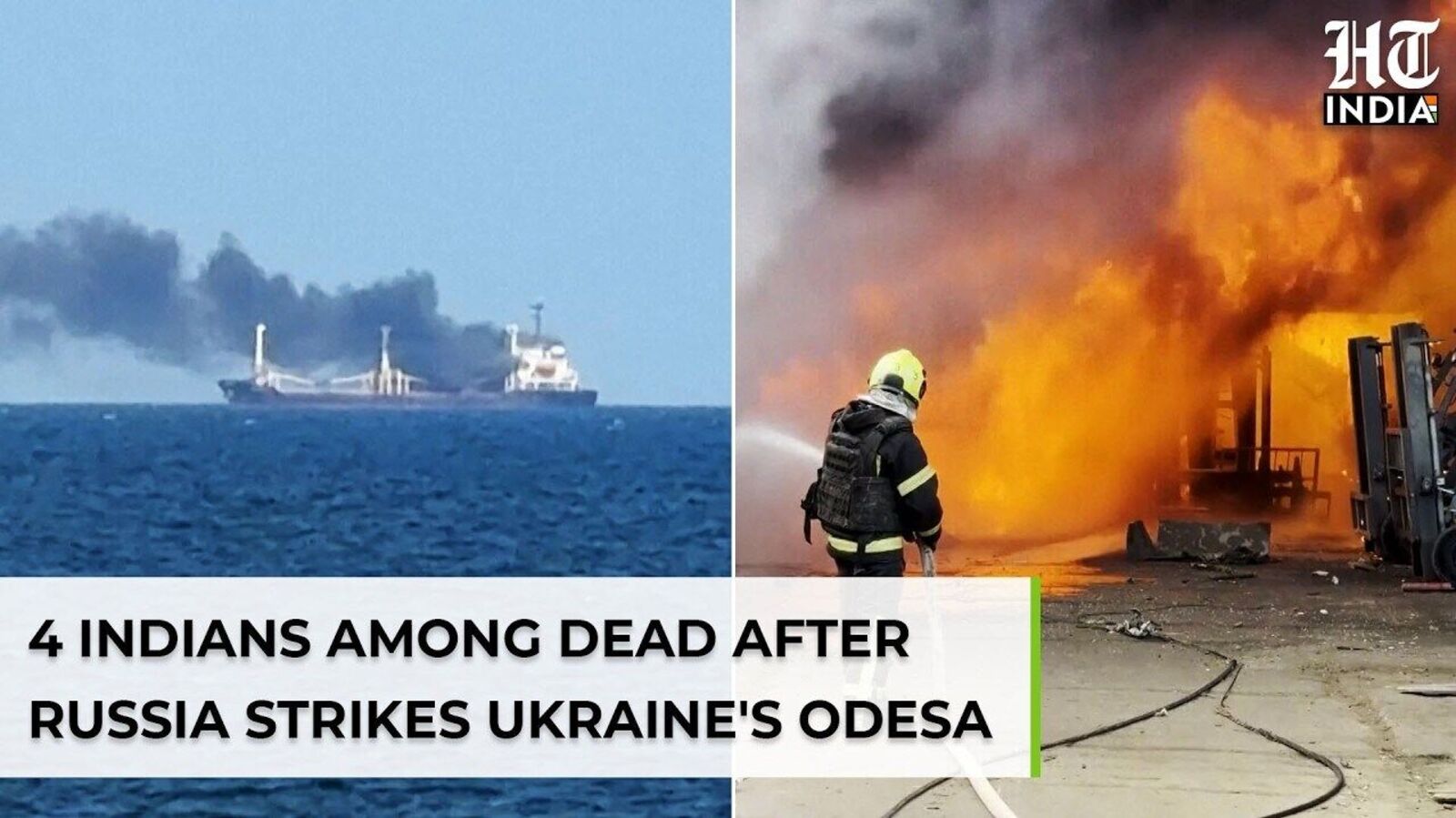 Four Indians killed, 1 critically injured in attack on ship departing Ukraine’s Odesa port