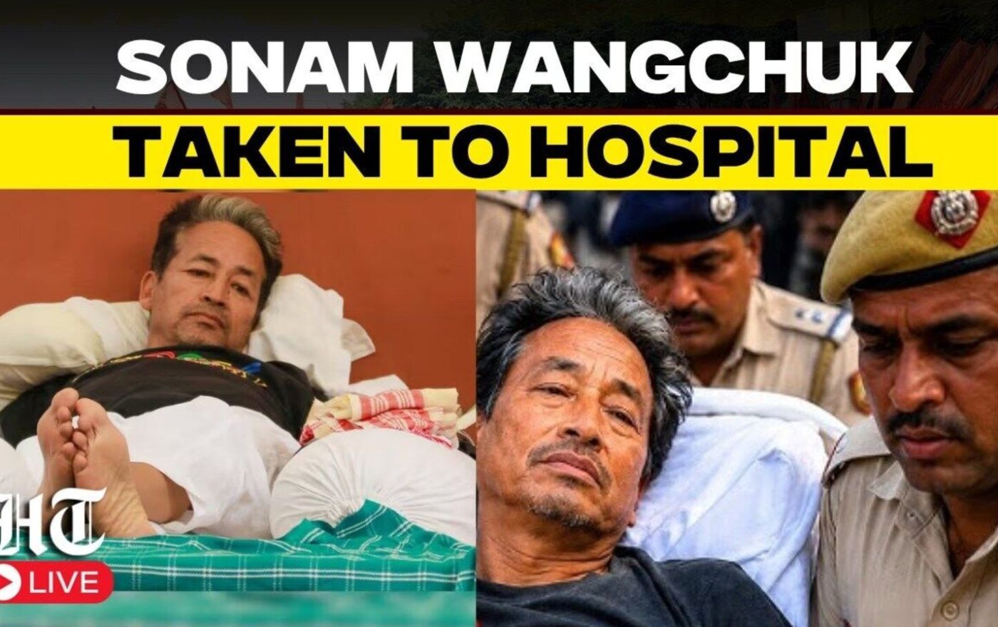 Sonam Wangchuk: Protester claims police posed as medical team; AAP leader alleges bed sheets used to block cameras