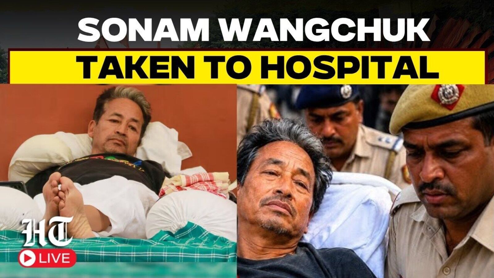 Sonam Wangchuk: Protester claims police posed as medical team; AAP leader alleges bed sheets used to block cameras