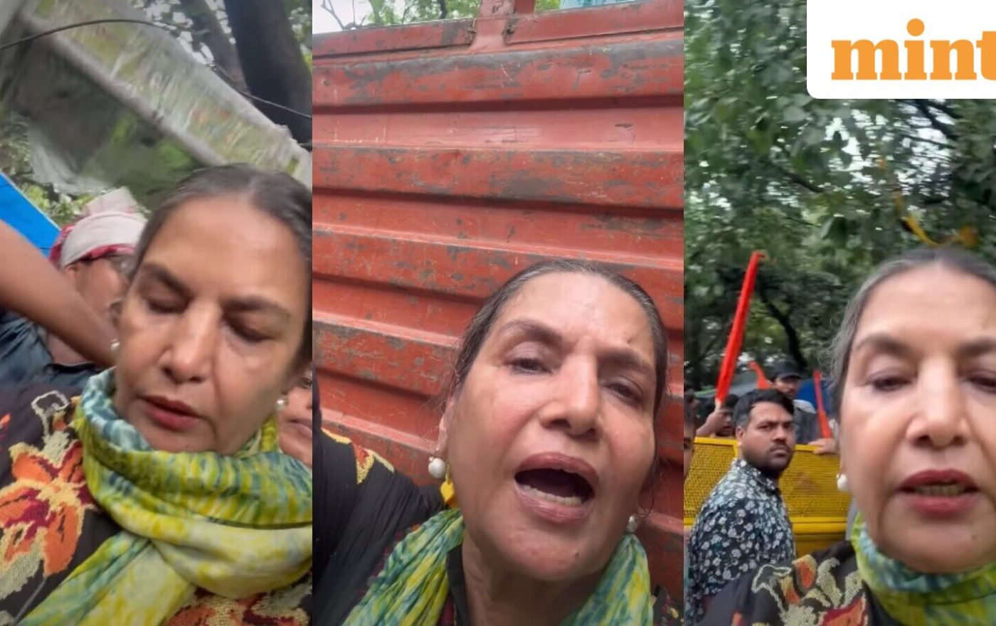 Watch: Shabana Azmi joins CJP’s ‘Chalo Sansad’ march, salutes protesters