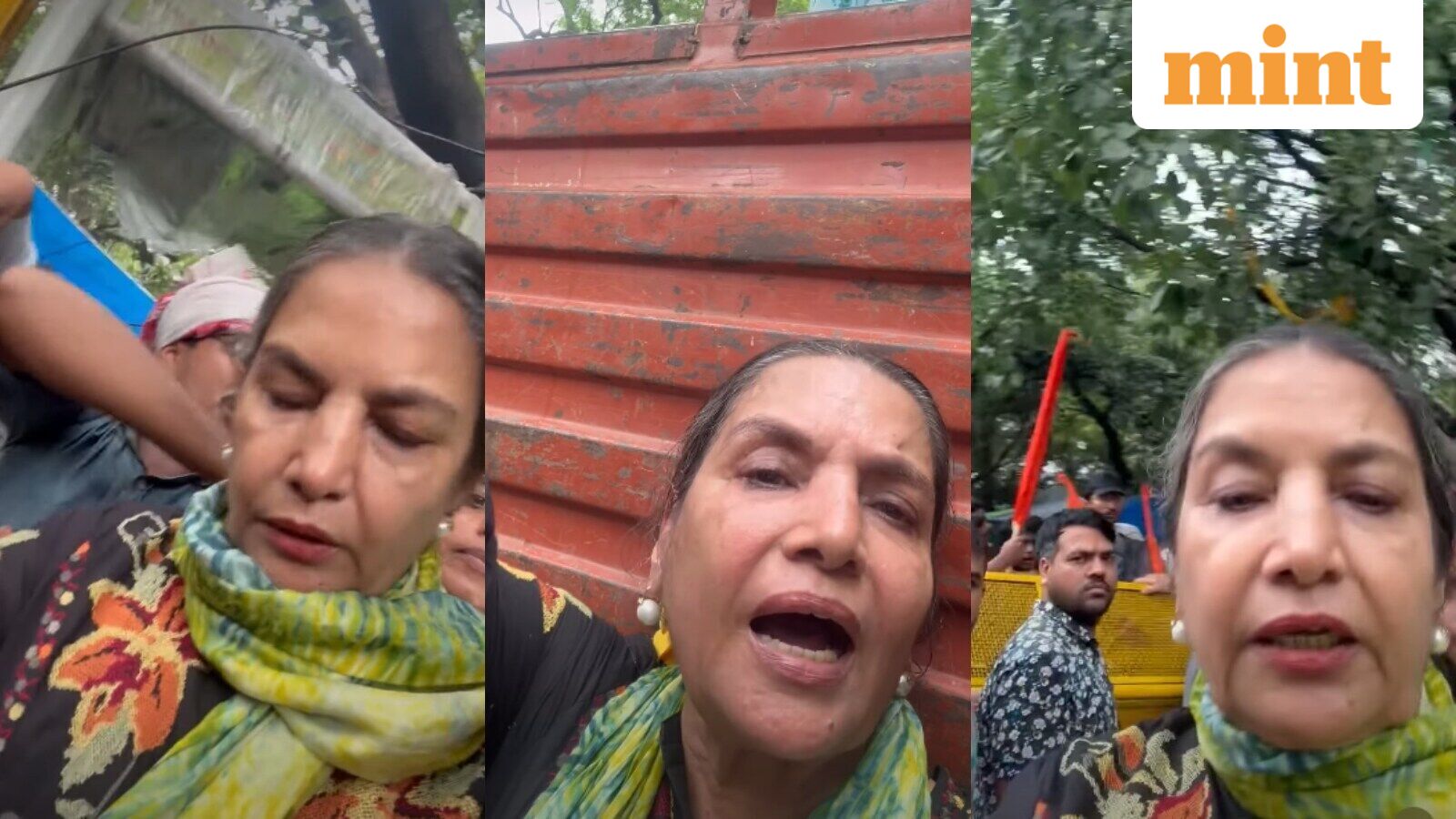 Watch: Shabana Azmi joins CJP’s ‘Chalo Sansad’ march, salutes protesters