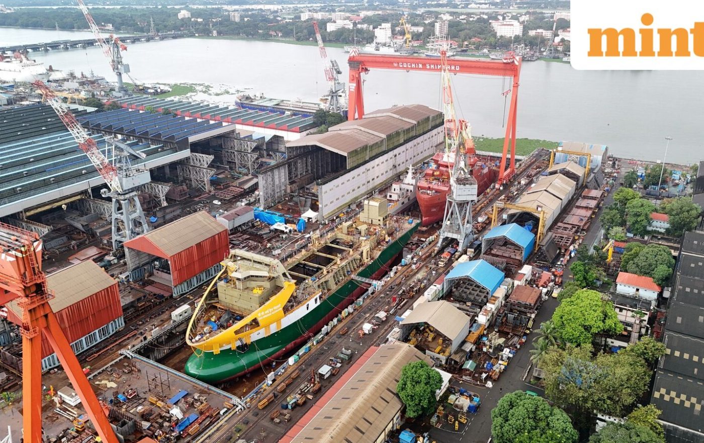 Govt to sell up to 5.04% stake in Cochin Shipyard via OFS; floor price fixed at ₹1,400 a share