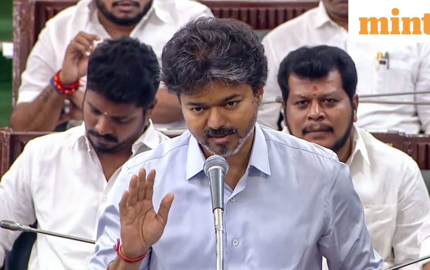 Tamil Nadu assembly row: CM Vijay apologises after minister refers to Karunanidhi without ‘Kalaignar’