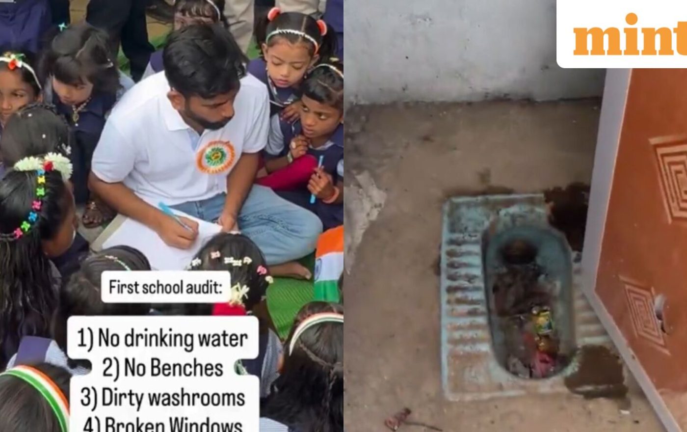‘How can any kid use this toilet?’: Dipke launches ‘School Thik Karo’ campaign, inspects govt school in Maharashtra