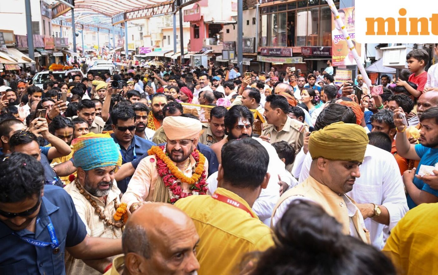 Brij Bhushan Singh gets grand welcome in Gonda with ‘Sher aaya’ chants, flower petals after acquittal in wrestlers’ case