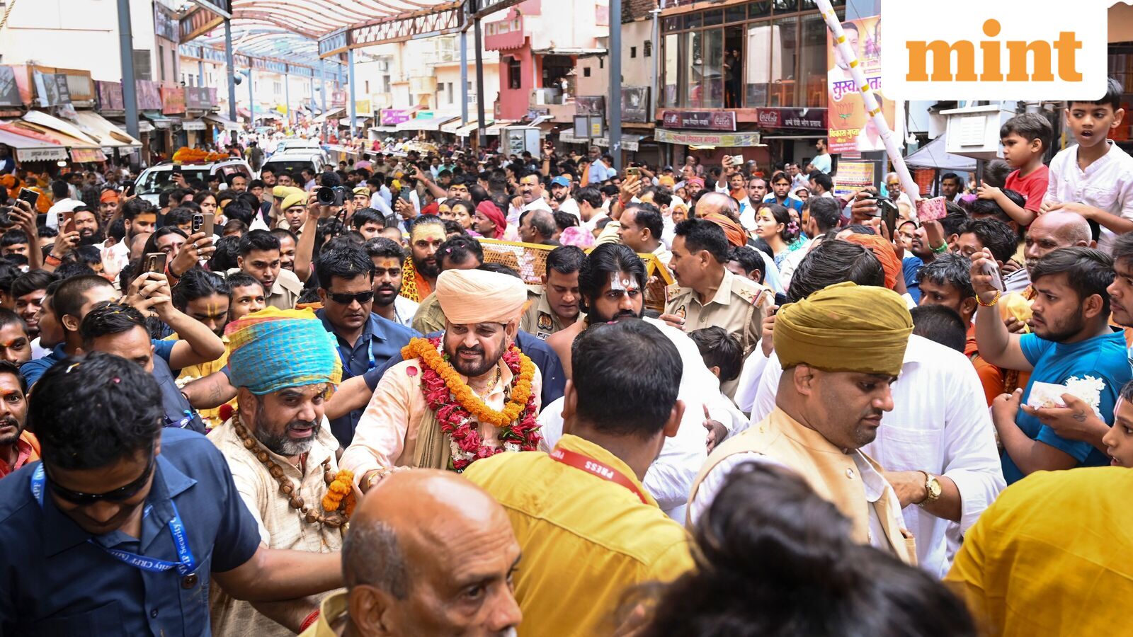 Brij Bhushan Singh gets grand welcome in Gonda with ‘Sher aaya’ chants, flower petals after acquittal in wrestlers’ case