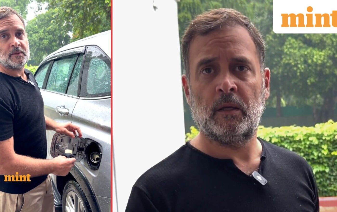 Netizens find something ‘wrong’ with Rahul Gandhi’s warning about E20 petrol, ‘Daal me kuchh kaala hai’