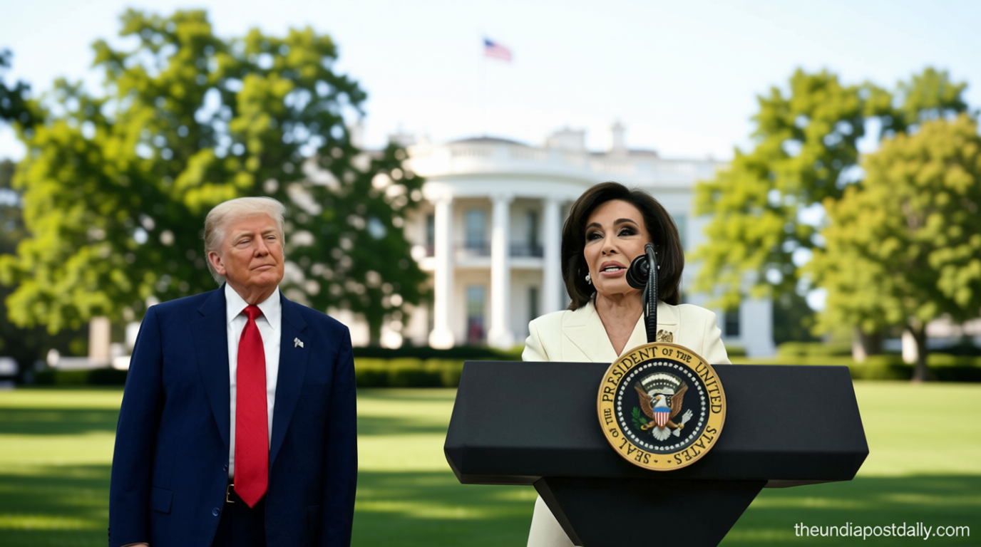 Trump rejects his own Justice Department’s findings on Lincoln pool damage: ‘I disagree 100% with Jeanine Pirro’