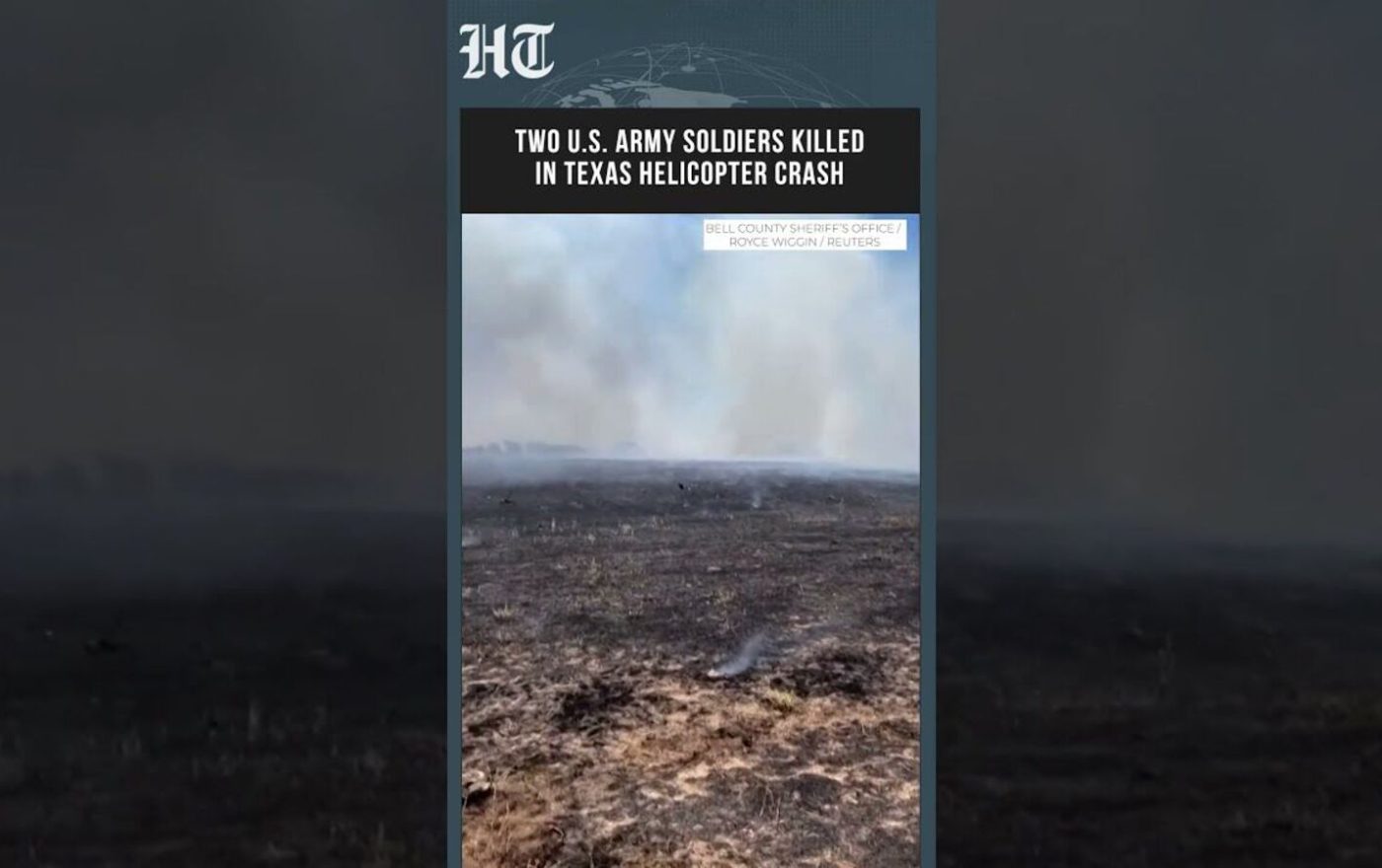 Two US soldiers killed after Apache military helicopter attached to Fort Hood base crashes in Texas
