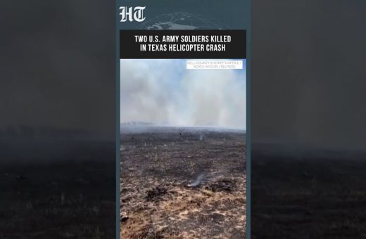 Two US soldiers killed after Apache military helicopter attached to Fort Hood base crashes in Texas