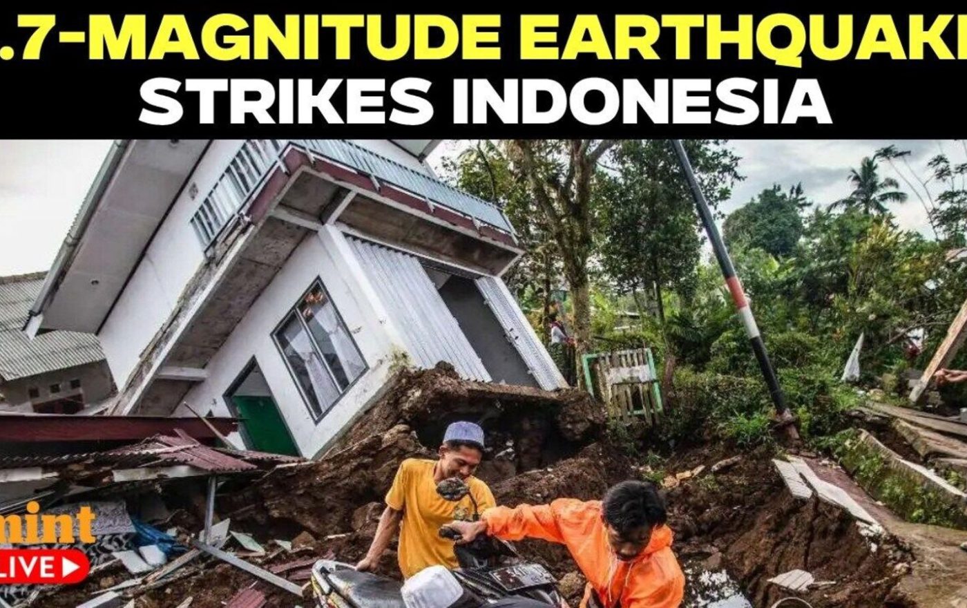 Powerful 7.7 magnitude earthquake kills at least two in Indonesia, tsunami warning issued; residents evacuate