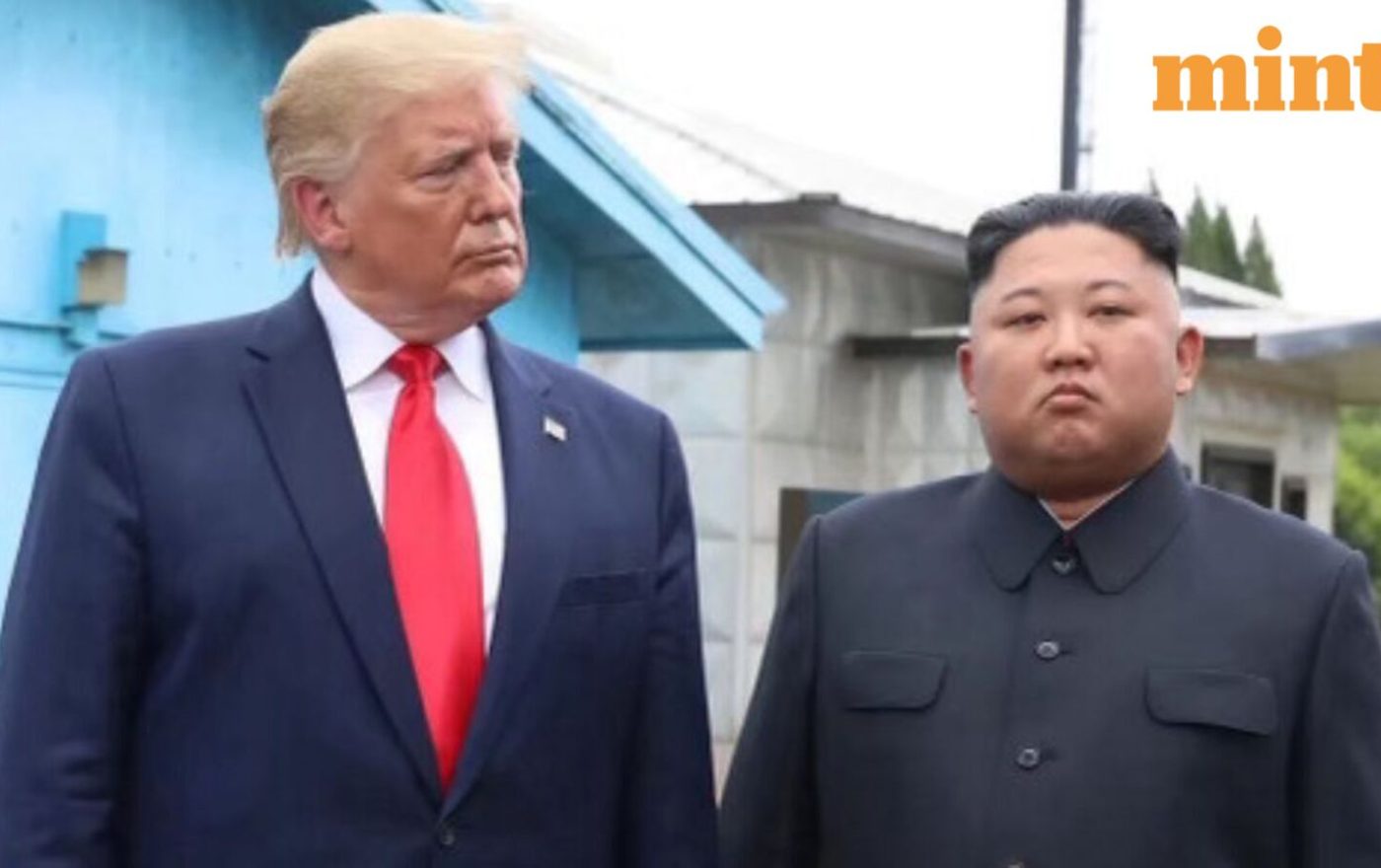 Trump shares throwback picture with Kim Jong Un, says they ‘get along great despite unfriendly look’