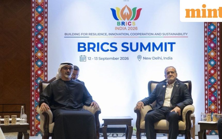 Iran, UAE leaders meet on BRICS sidelines in New Delhi as US-Iran war tests regional ties in Middle East
