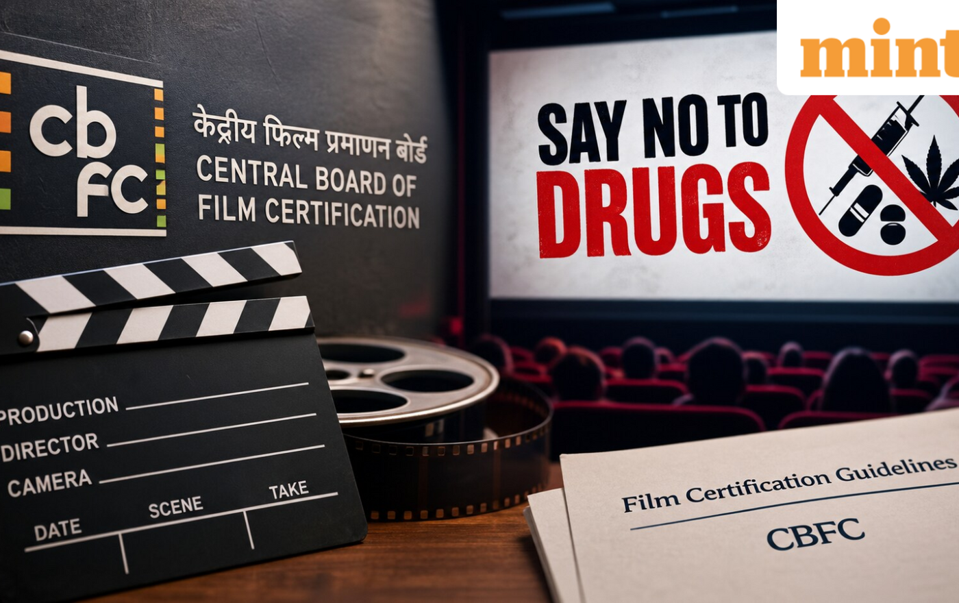 CBFC Certification: ‘Say No to Drugs’ warning made part of Centre’s film certification guidelines
