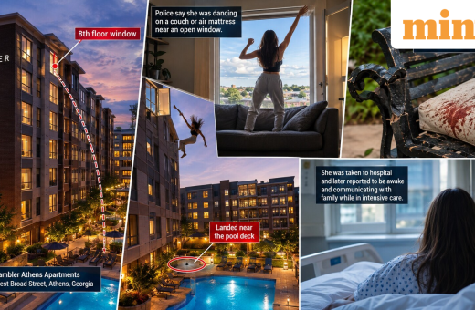 University of Georgia student survives eight-storey fall after reportedly dancing on couch near open window