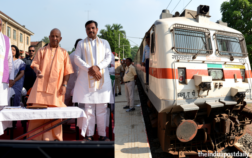 India-Nepal rail link resumes: UP CM Yogi Adityanath flags off Varanasi-Nepalgunj trains