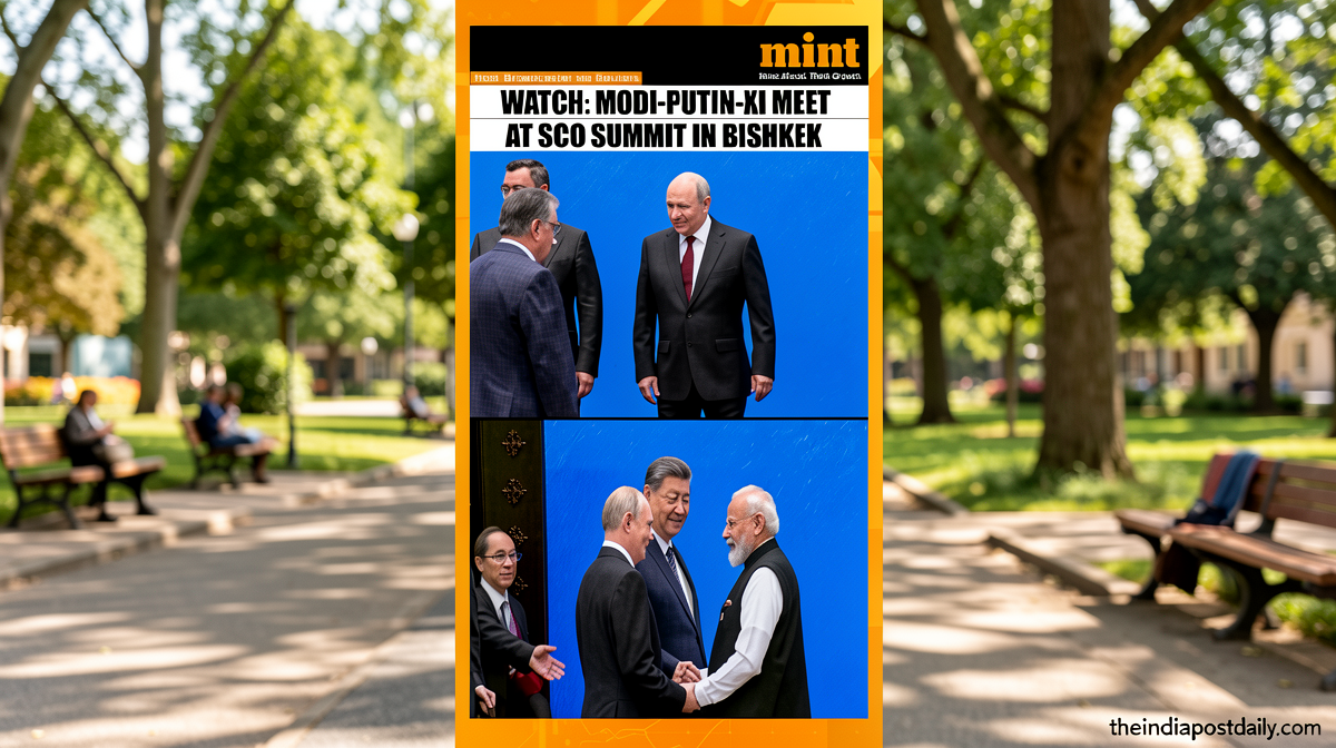 Thaw in India-China ties? PM Modi, Xi Jinping interact, shake hands on the sidelines of SCO Summit in Kyrgyzstan