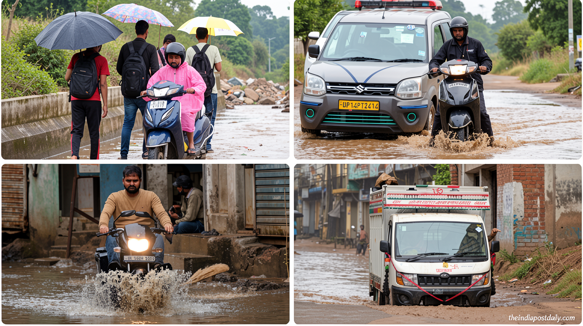 Delhi-NCR braces for more rain as IMD issues alert for another spell of ‘heavy’ showers– full weather report here