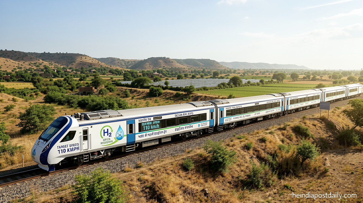 India’s hydrogen train may soon race at 110 kmph; Railways explores new routes