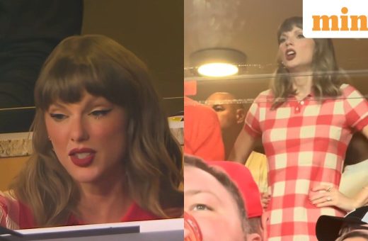Taylor Swift makes first public appearance since wedding in red gingham dress at Travis Kelce’s Chiefs game