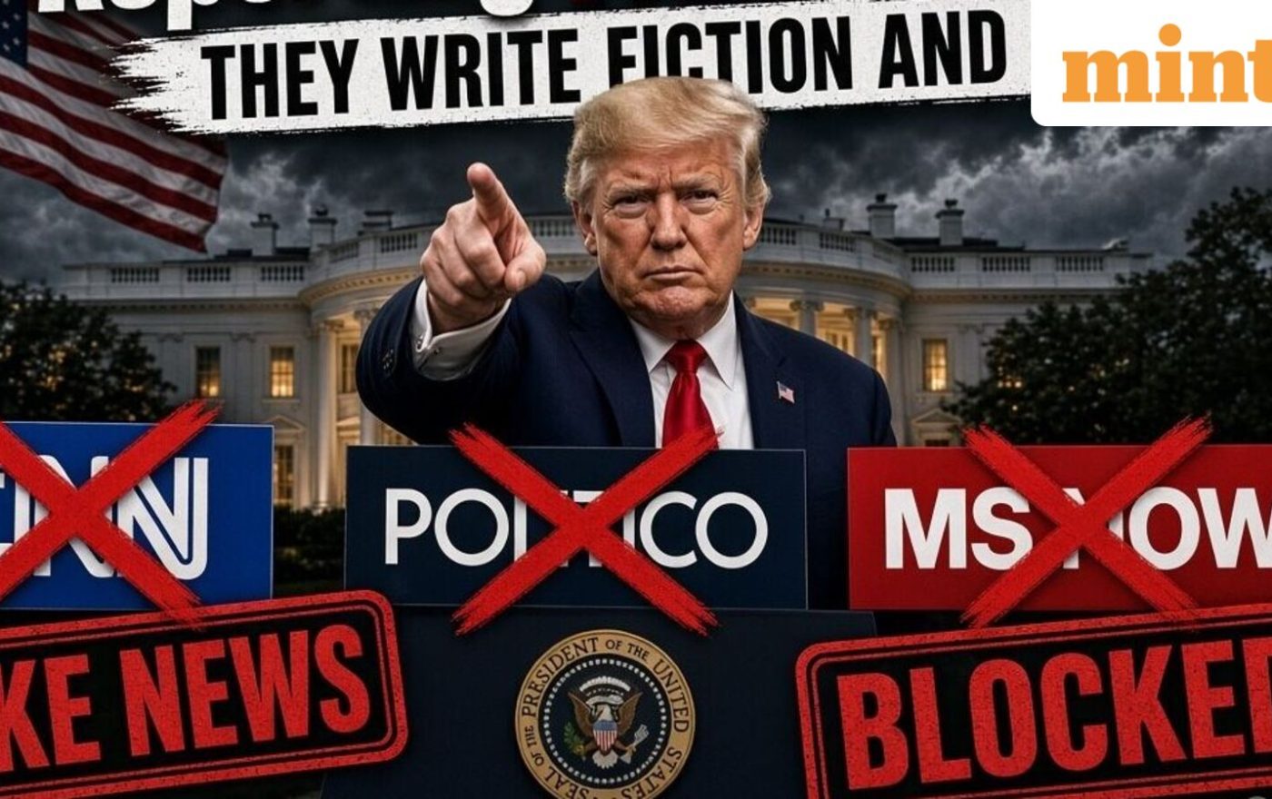 Trump bans CNN, MSNOW, and Politico from White House: ‘Reporting FAKE NEWS’, ‘They write fiction and lies’